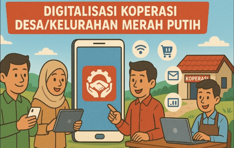 Digitalisasi Koperasi Merah Putih Buka Peluang Ekonomi Baru di Desa