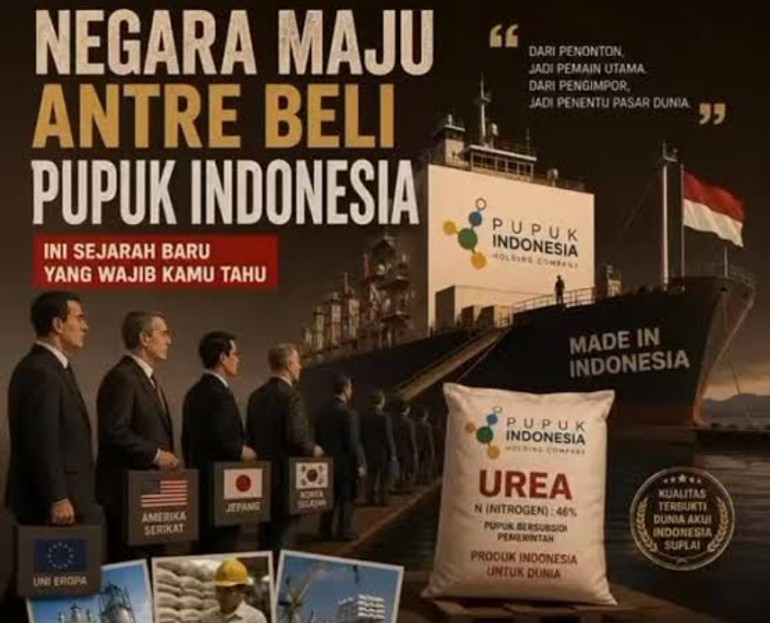 Indonesia Catat Sejarah Baru Ketahanan Pangan melalui Ekspor Pupuk